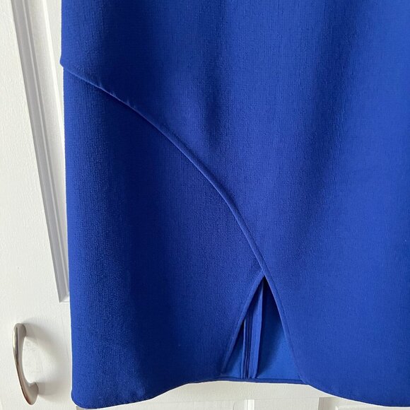 BCBG Max Azria Annabel Blue Cut Out Sheath Dress Size 10 NWT - Picture 5 of 6